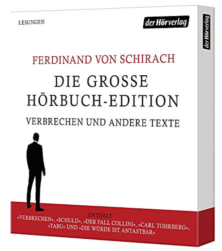 Beispielbild fr Die groe Hrbuch-Edition - Verbrechen und andere Texte: Verbrechen - Schuld - Der Fall Collini - Carl Tohrberg - Tabu - Die Wrde ist antastbar zum Verkauf von medimops