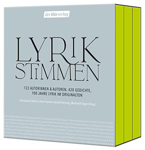 Stock image for Lyrikstimmen: 122 Autorinnen & Autoren, 420 Gedichte, 100 Jahre Lyrik im Originalton for sale by medimops