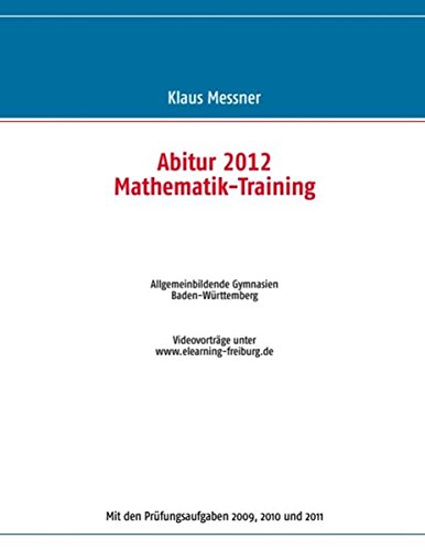 9783844801132: Abitur 2012 Mathematik-Training
