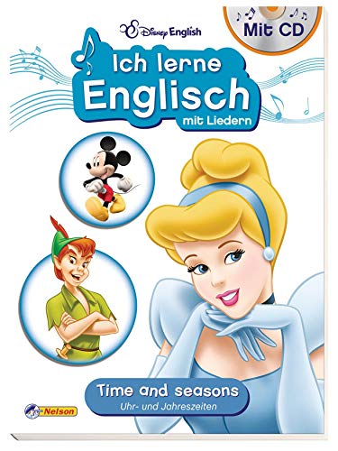 Stock image for Disney Englisch: Ich lerne Englisch mit Liedern. Time and seasons (mit Audio-CD) for sale by HPB-Red