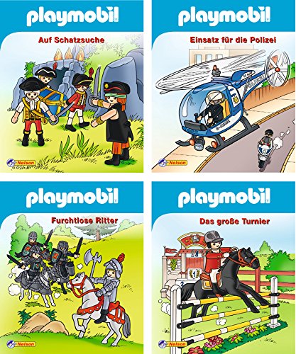 9783845104676: Nelson Mini-Bcher: 4er Playmobil 1-4