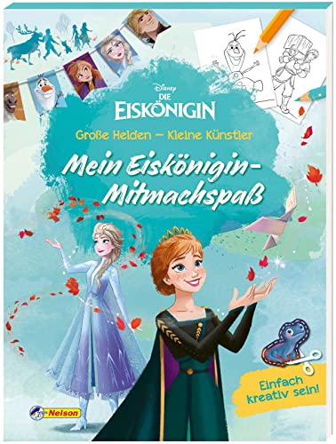 Beispielbild fr Disney Die Eisknigin: Groe Helden - Kleine Knstler: Mein Eisknigin-Mitmachspa: Einfach kreativ sein! - Malen, Basteln, Spielen und Dekorieren mit Anna und Elsa (ab 4 Jahren) (Disney Eisknigin) zum Verkauf von medimops