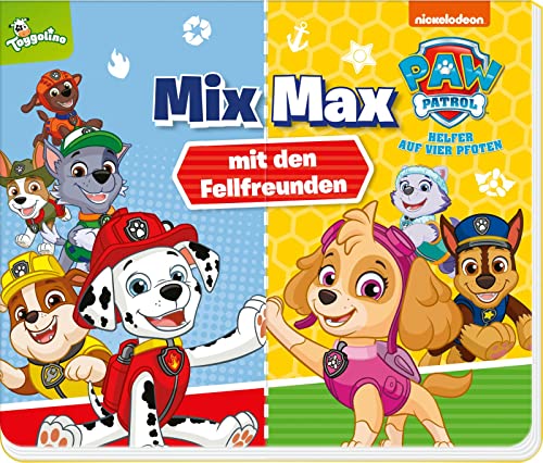 Stock image for PAW Patrol: Mix-Max mit den Fellfreunden: Pappenbuch mit vielen PAWtastischen Kombinationsm�glichkeiten (ab 3 Jahren) for sale by Wonder Book