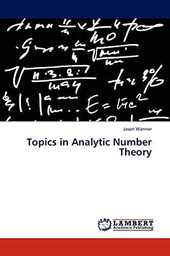 Imagen de archivo de Topics in Analytic Number Theory a la venta por Phatpocket Limited