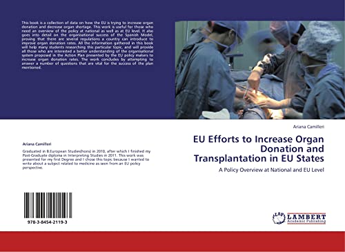 9783845421193: EU Efforts to Increase Organ Donation and Transplantation in EU States: A Policy Overview at National and EU Level