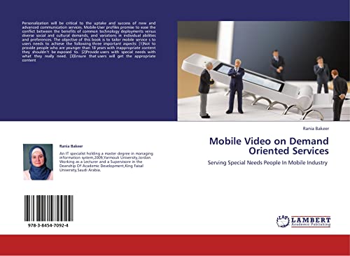 Imagen de archivo de Mobile Video on Demand Oriented Services: Serving Special Needs People In Mobile Industry a la venta por medimops