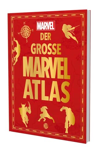 9783845519890: Der groe Marvel-Atlas: Detailreiche Karten zu den magischen Marvel-Welten | Karten und Informationen zu den Inhalten und Hauptfiguren der beliebtesten Filme