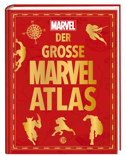 Stock image for Der groe Marvel-Atlas: Detailreiche Karten zu den magischen Marvel-Welten | Karten und Informationen zu den Inhalten und Hauptfiguren der beliebtesten Filme for sale by medimops