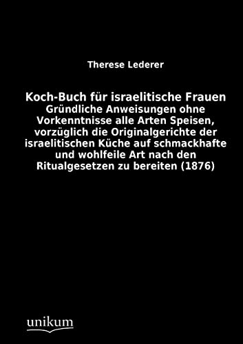 9783845713175: Koch-Buch Fur Israelitische Frauen (German Edition)