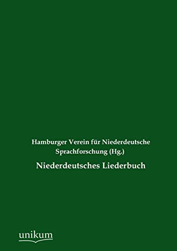 9783845725796: Niederdeutsches Liederbuch (German Edition)