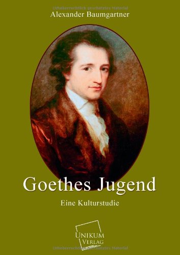 Imagen de archivo de Goethes Jugend a la venta por Chiron Media