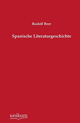 Beispielbild fr Spanische Literaturgeschichte zum Verkauf von Buchpark