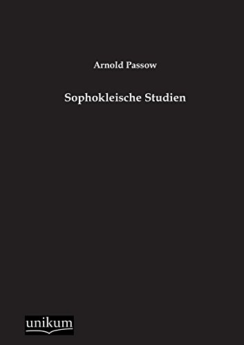 Imagen de archivo de Sophokleische Studien (German Edition) a la venta por Lucky's Textbooks