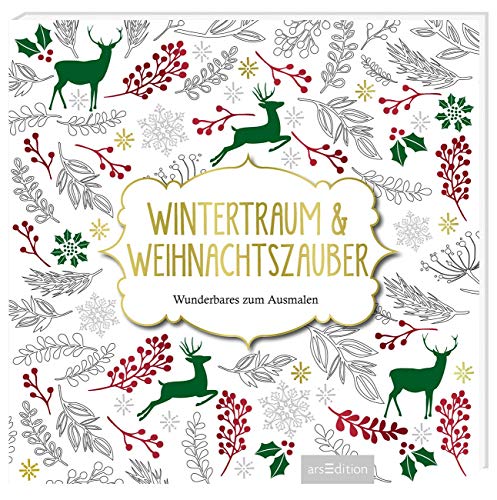 9783845806693: Malbuch fr Erwachsene: Wintertraum und Weihnachtszauber