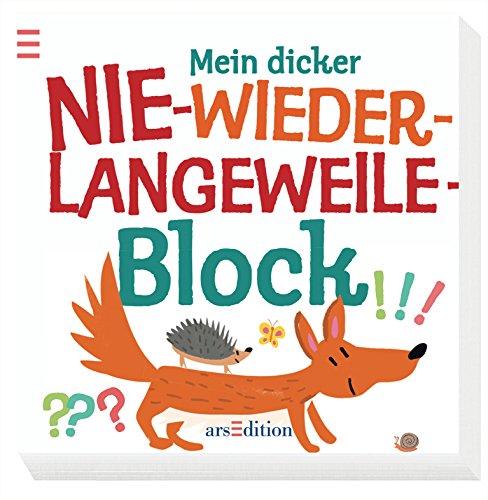 Beispielbild fr Mein dicker Nie-wieder-Langeweile-Block zum Verkauf von medimops