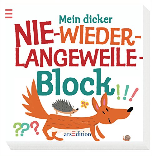 9783845810843: Mein dicker Nie-wieder-Langeweile-Block