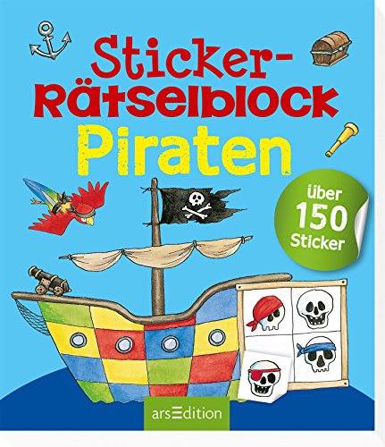 Beispielbild fr Sticker-Rtselblock Piraten zum Verkauf von medimops