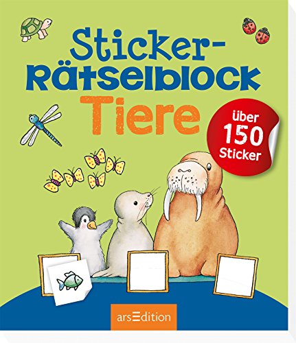 9783845812588: Sticker-Rtselblock Tiere