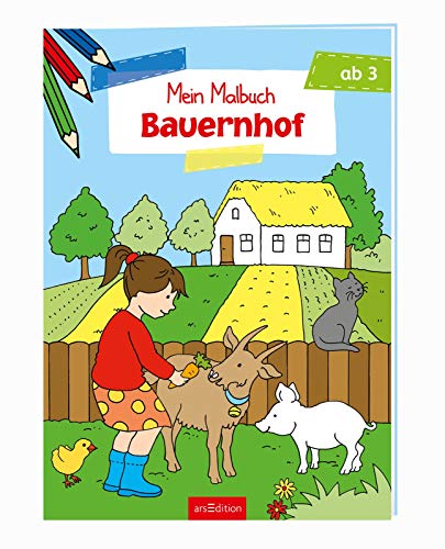 Beispielbild fr Malbuch ab 3 Jahren - Bauernhof zum Verkauf von medimops