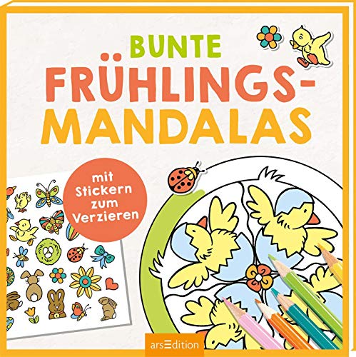 Beispielbild fr Bunte Frhlings-Mandalas Mit Stickern zum Verzieren zum Verkauf von Buchpark