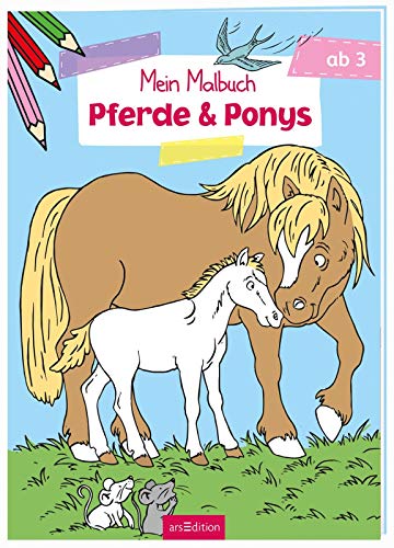 Beispielbild fr Mein Malbuch Ab 3 Jahren - Pferde & Ponys zum Verkauf von Hamelyn
