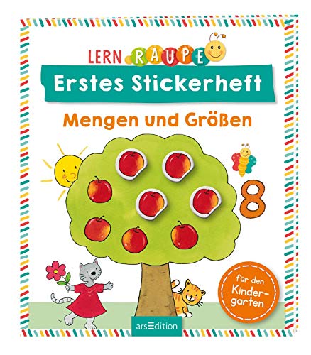 Imagen de archivo de Lernraupe - Erstes Stickerheft - Mengen und Gren a la venta por Revaluation Books