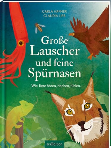 Beispielbild fr Groe Lauscher und feine Sprnasen: Wie Tiere hren, riechen, fhlen . | Ein Kindersachbuch ab 8 Jahren ber die Sinne der Tiere zum Verkauf von medimops