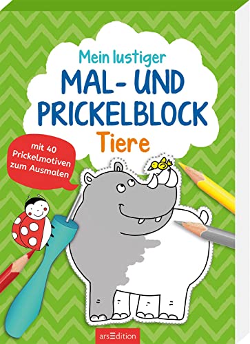 Stock image for Mein lustiger Mal- und Prickelblock Tiere for sale by GreatBookPrices