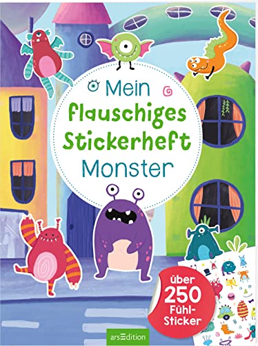 9783845849034: Mein flauschiges Stickerheft - Monster: ber 250 Fhl-Sticker
