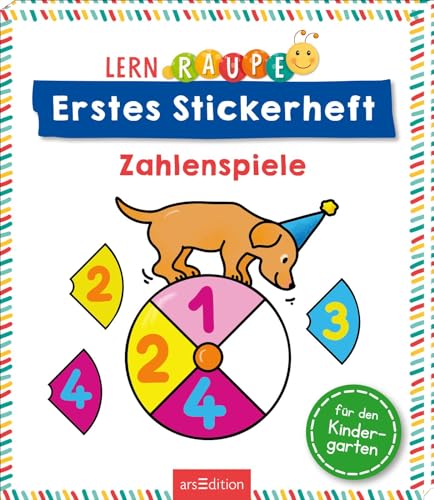 Beispielbild fr Lernraupe - Erstes Stickerheft - Zahlenspiele zum Verkauf von GreatBookPrices