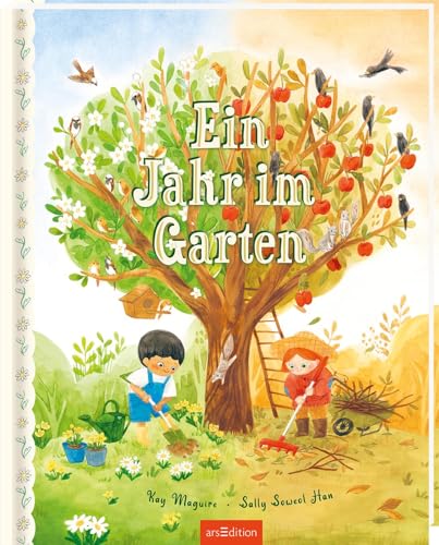 Beispielbild fr Ein Jahr im Garten: Bilderbuch mit poetischen Reimen und Ideen fr den Garten fr Kinder ab 4 Jahren zum Verkauf von medimops