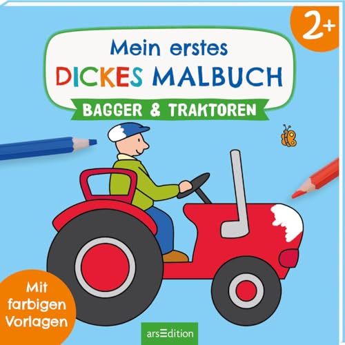 Beispielbild fr Mein erstes dickes Malbuch ab 2 - Bagger und Traktoren zum Verkauf von GreatBookPrices