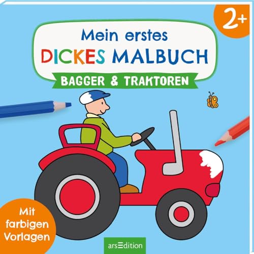 Stock image for Mein erstes dickes Malbuch ab 2 - Bagger und Traktoren for sale by GreatBookPrices