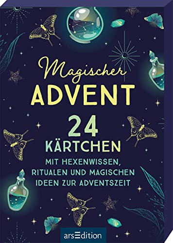 Beispielbild fr Magischer Advent: 24 Krtchen mit Hexenwissen, Ritualen und magischen Ideen zur Adventszeit | Adventskalender-Kartenbox fr Erwachsene in schnem Design zum Verkauf von medimops