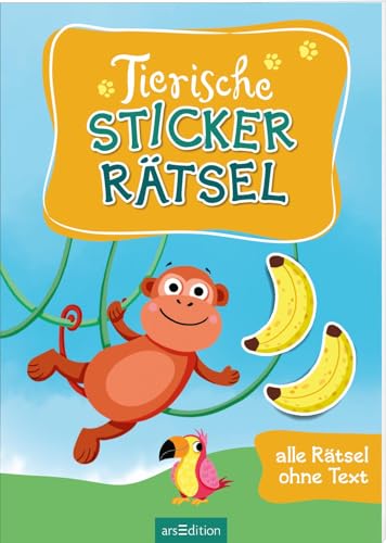 9783845856131: Tierische Sticker-Rtsel: Alle Rtsel ohne Text