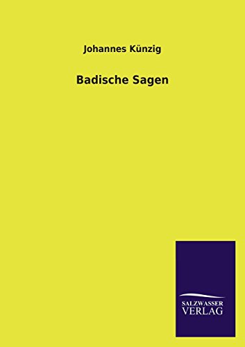 Stock image for Badische Sagen for sale by Chiron Media