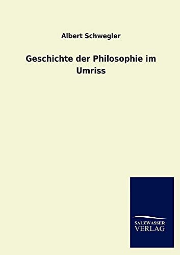 9783846003978: Geschichte der Philosophie im Umriss