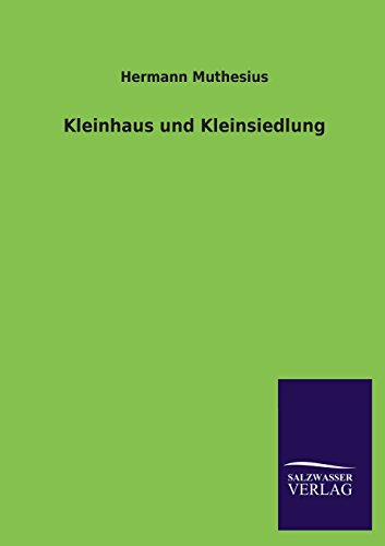 9783846005682: Kleinhaus und Kleinsiedlung