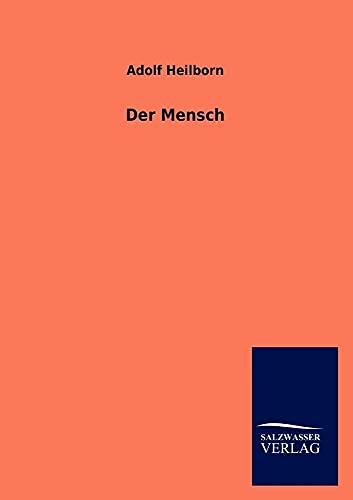 Stock image for Der Mensch for sale by Chiron Media