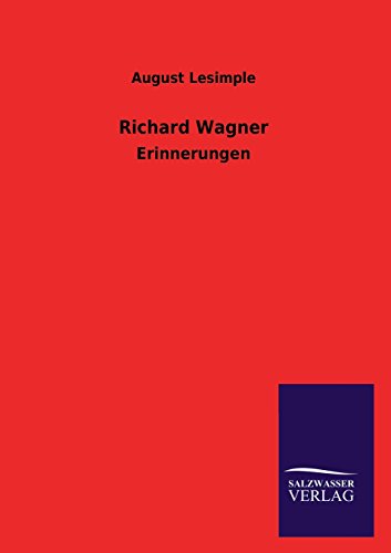 Stock image for Richard Wagner for sale by Ria Christie Collections