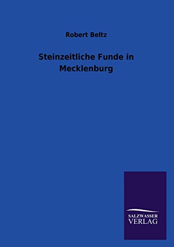 Beispielbild fr Steinzeitliche Funde in Mecklenburg zum Verkauf von Buchpark