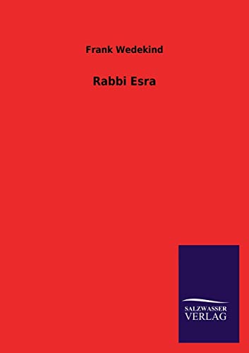9783846021965: Rabbi Esra (German Edition)