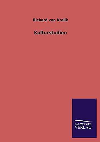 9783846022559: Kulturstudien