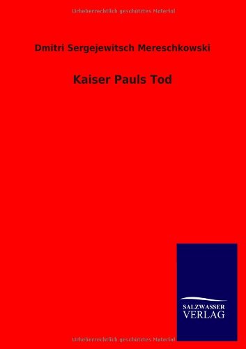 Stock image for Kaiser Pauls Tod for sale by Ria Christie Collections