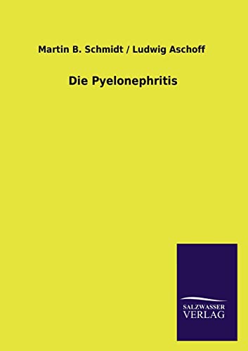 Die Pyelonephritis - Schmidt, Martin B. /. Aschoff Ludwig