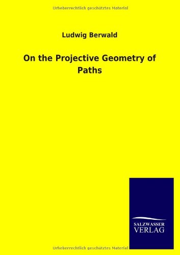 Beispielbild fr On the Projective Geometry of Paths zum Verkauf von Ria Christie Collections