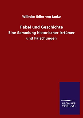 Stock image for Fabel Und Geschichte for sale by Ria Christie Collections