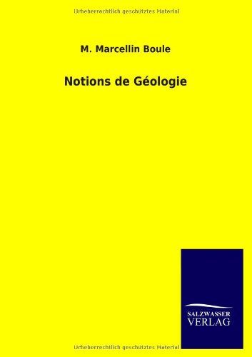 Imagen de archivo de Notions de Gologie (French Edition) a la venta por Lucky's Textbooks