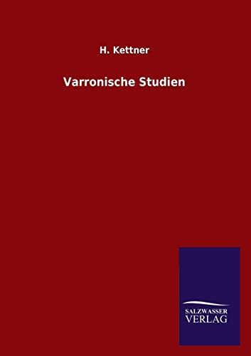 Stock image for Varronische Studien for sale by Chiron Media
