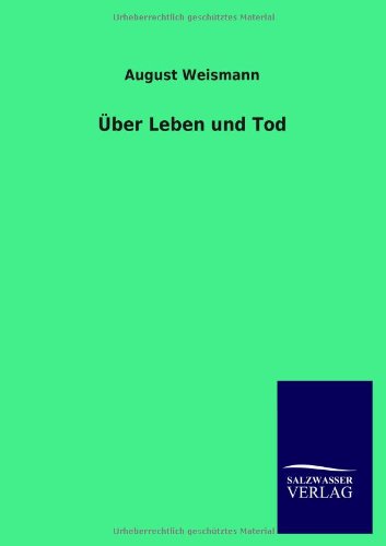 9783846033616: Uber Leben Und Tod